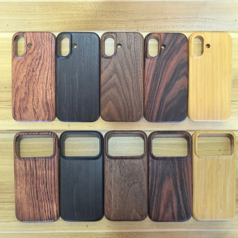 

Защитный чехол из натурального дерева для Apple iPhone 17 pro max, деревянный чехол для телефона 16 pro plus/15 14 13 17 air, специальный чехол из цельного дерева
