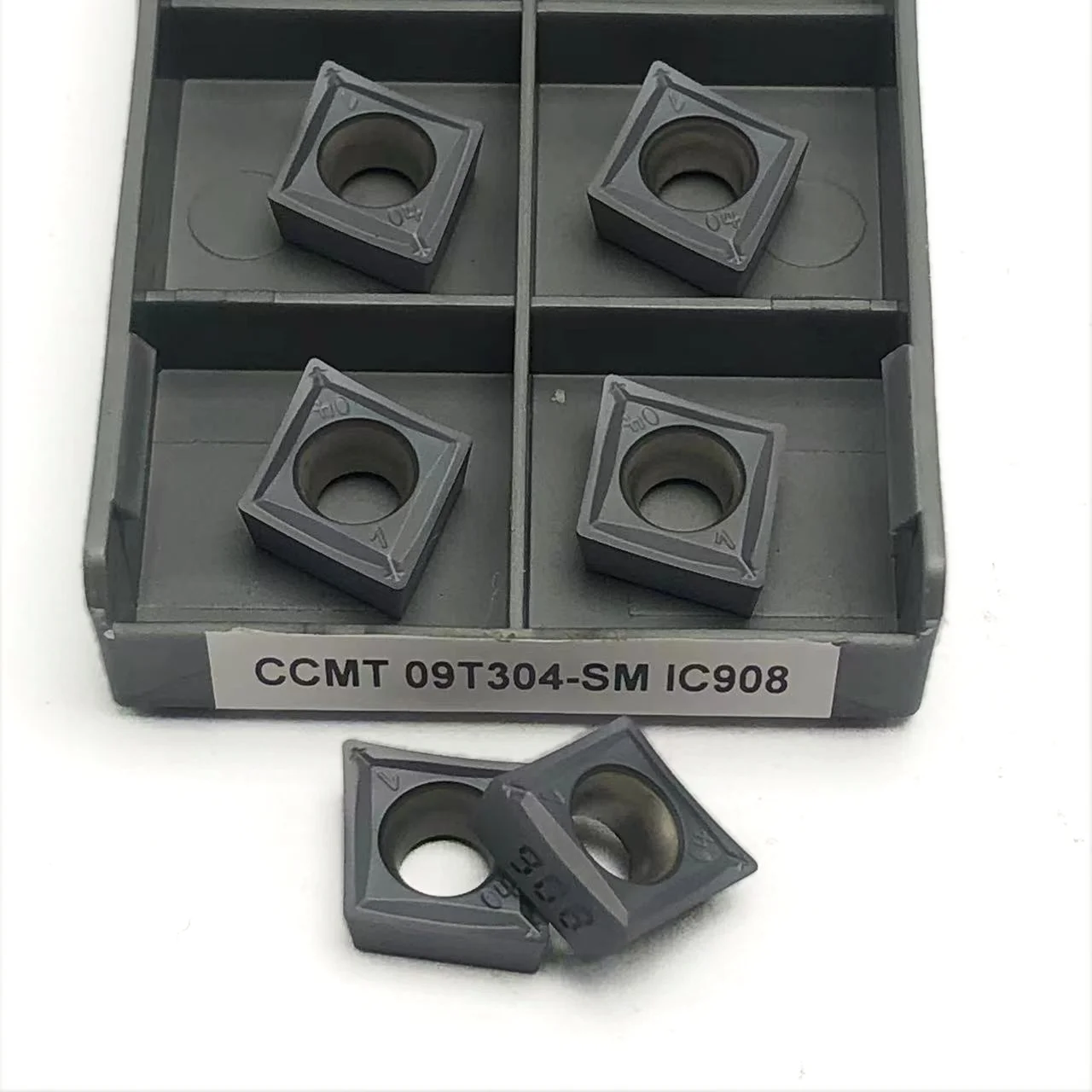 أجزاء معدنية صلبة CNC ، Ccmt09t304 sm ic907 ic908 ccmt09tsm 305 ic907 ic908 ، أدوات تحول ، CCMT09t304 cmt09t302
