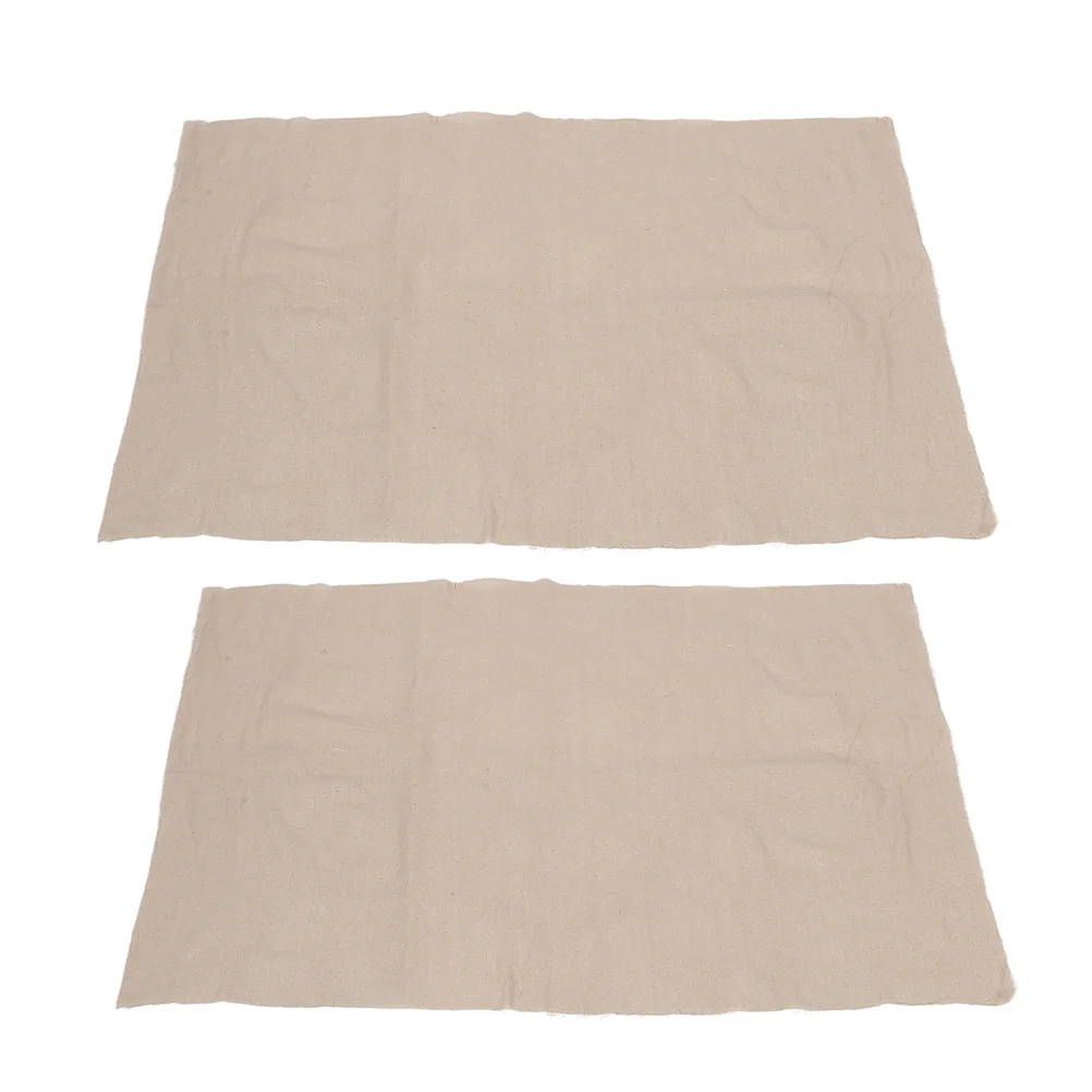 

2 шт., керамическая ткань из мешковины, натуральный льняной лен, прочная текстурированная ткань для моделирования глины, керамические художественные проекты «сделай сам»