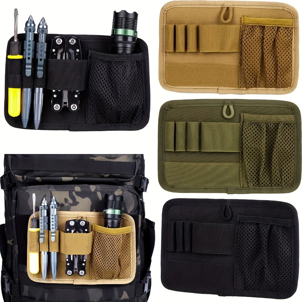 Tactical Military Bag Insert Modular Pack Accessories Equipment Key Holder Pouch Hook Fasteners Wallet Belt Utility Pouch
