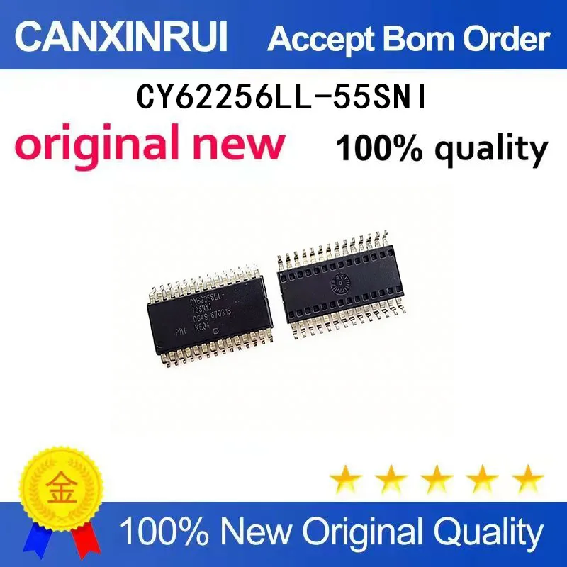 

(5-100 Pieces) Brand new original CY62256LL-55SNI CY62256LL SOP28 spot chip IC