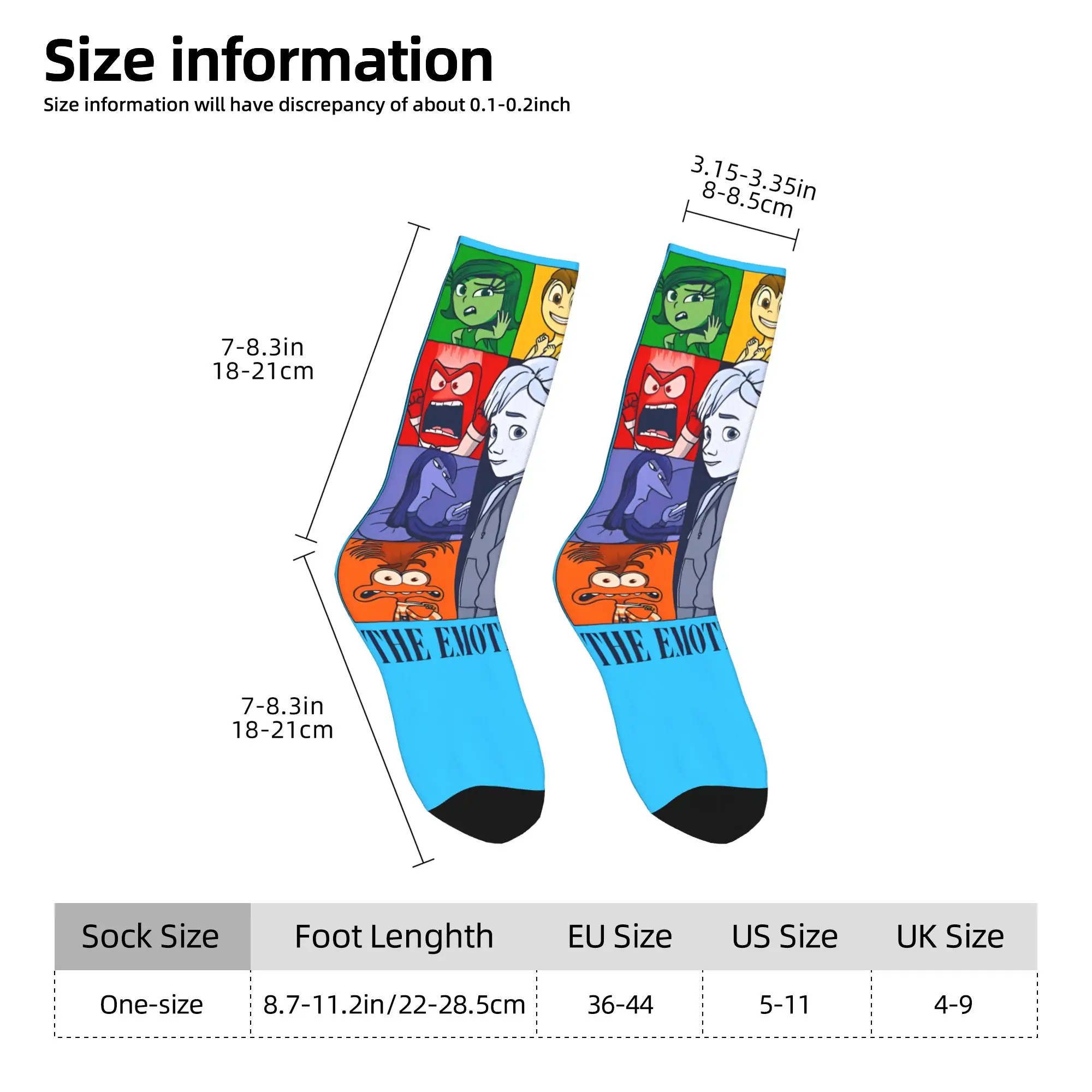 داخل خارج العواطف جولة الجوارب جوارب الموضة للجنسين الرجال متوسطة لينة تسلق الجوارب الخريف مخصص عدم الانزلاق الجوارب #5