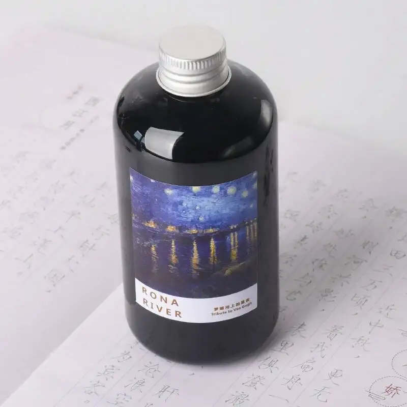 Large Bottle  300/500ml  Fountain Pen  Non Carbon Color Ink  Dip Pen Writing Ink