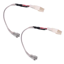 Beler fio adaptador de cabo de alto-falante frontal, 2 peças, conjunto com 4 pinos, para toyota tacoma 2016, 2017, 2018, 2019