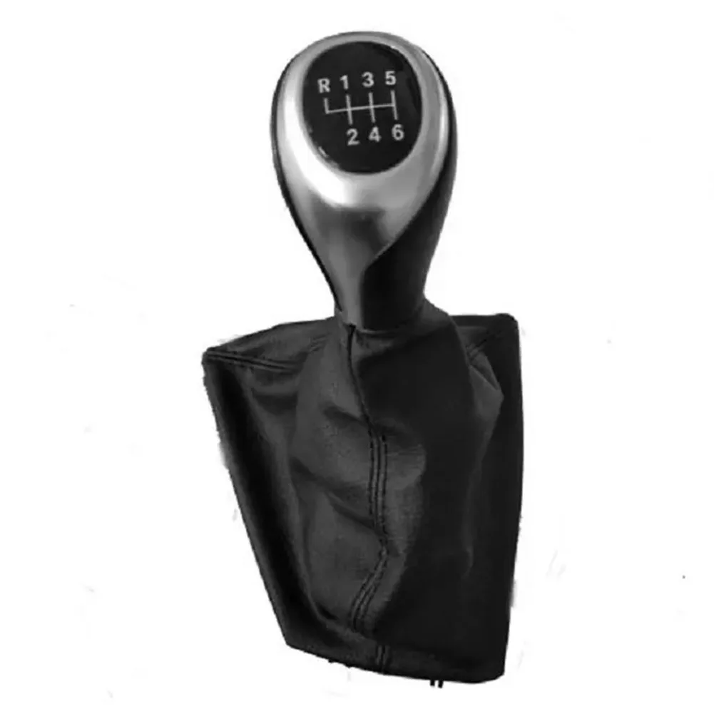 

Car Interior Upgrade As Shown In The Figure Gear Shift Knob Perforated Leather ABS Material Automotive Leather