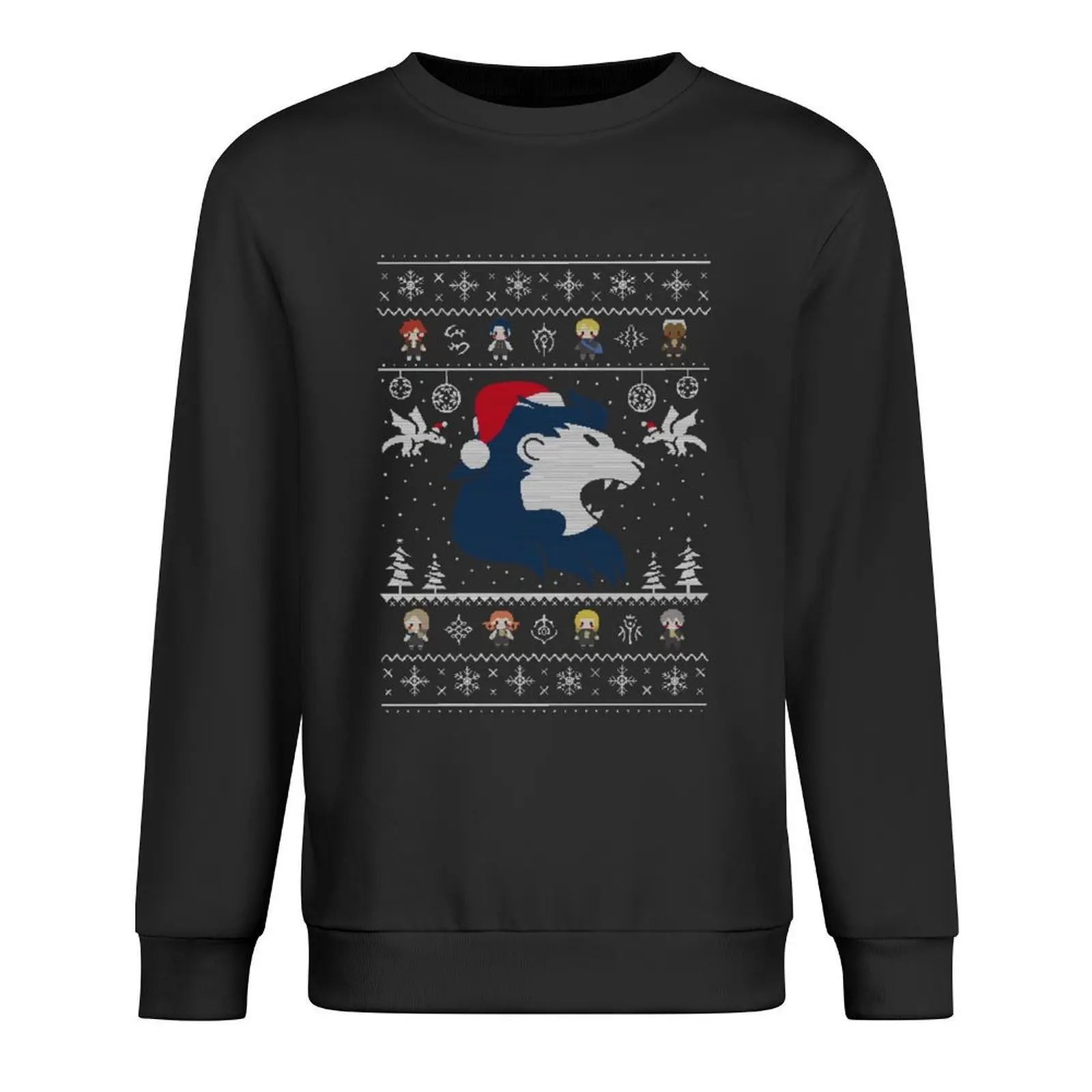 

Blue Lions Ugly Christmas Sweater Pullover aesthetic clothing men's clothes tracksuits tracksuit men men's sweatshirts
