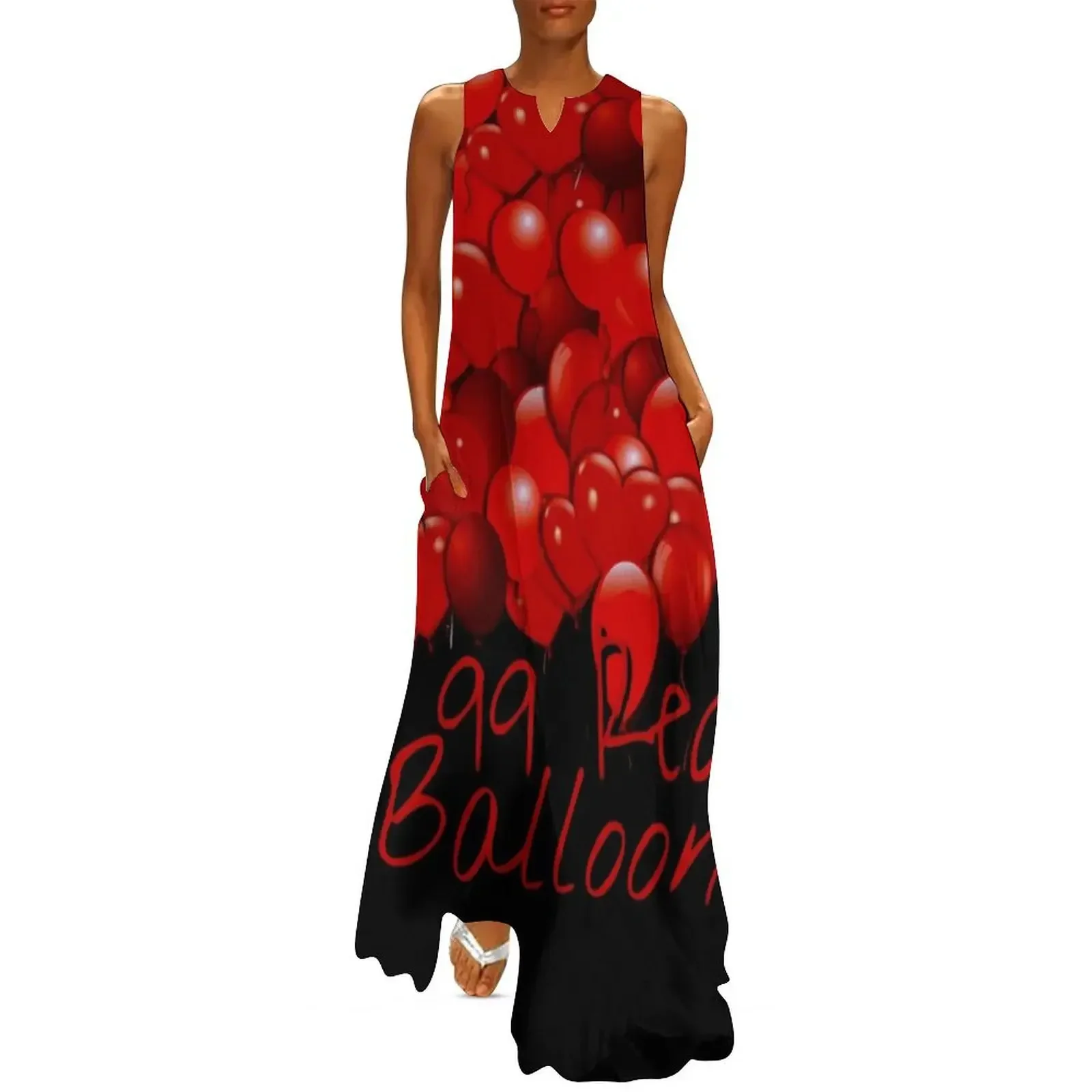 

99 Red Balloons Art Long Dress prom dresses 2025 ladies dresses for special occasions ladies dresses for special occasion Dress
