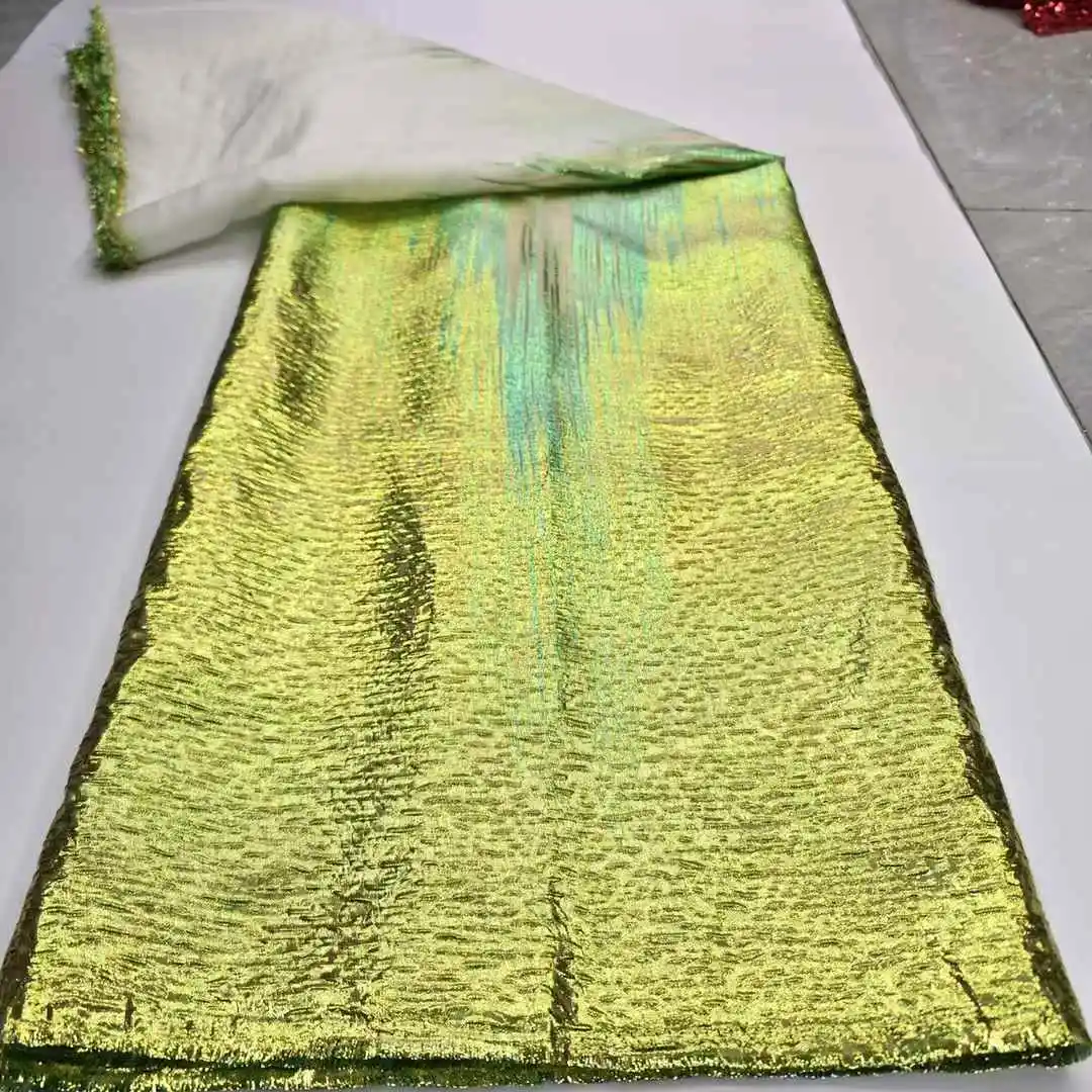 

2025 африканская, французская, нигерийская, элитная жаккардовая кружевная ткань для вышивки, свадебное платье невесты, шитье