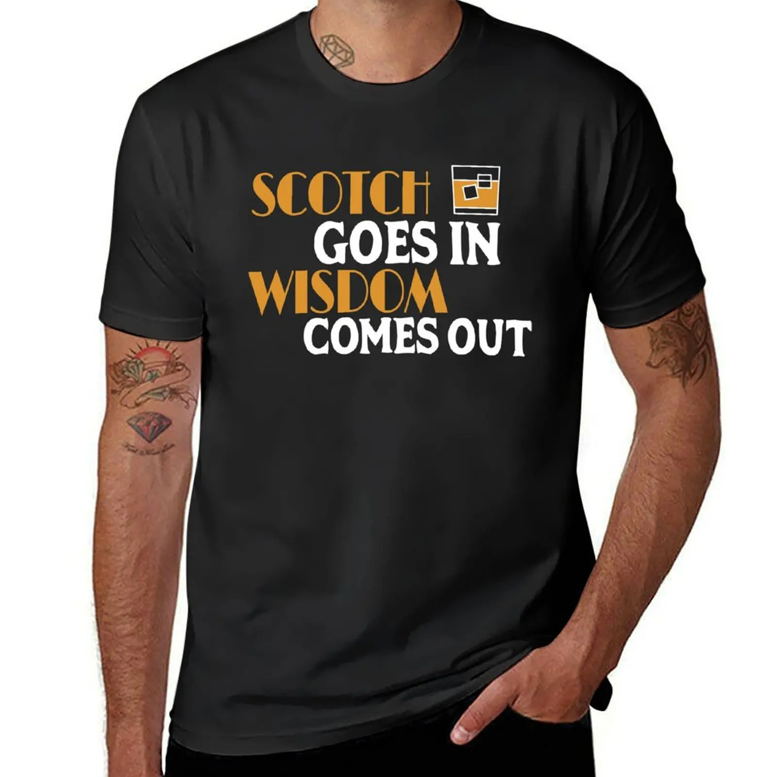 

Funny Scotch Scottish Whiskey Scotch Drinker T-Shirt blacks Blouse heavy weight t shirts for men