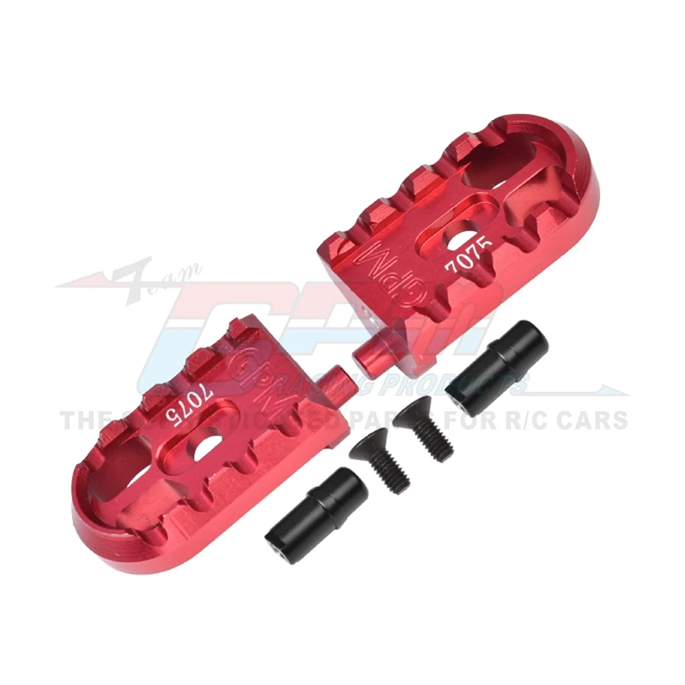 GPM for LOSI 1/4 PROMOTO-MX MOTORCYCLE LOS06000 LOS06002 Upgrade Accessories Metal Footrest Pedals LOS261006