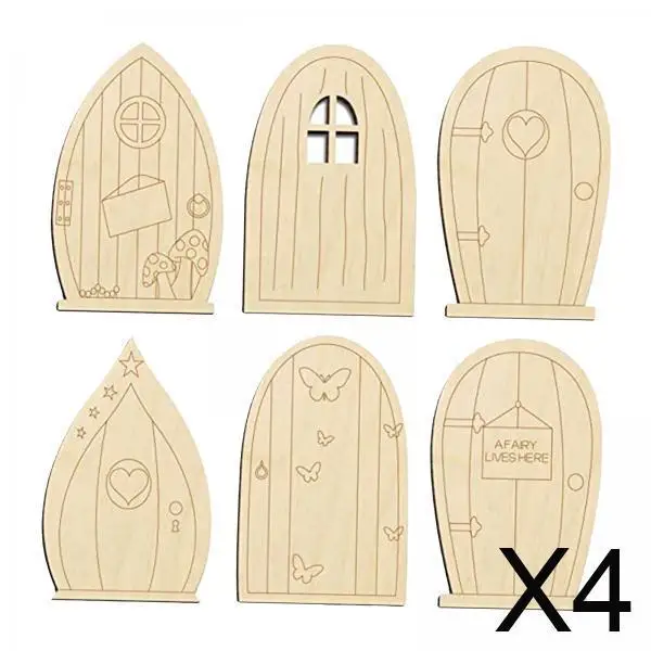 

4x6 дизайна сказочных садовых дверей, ремесленный орнамент, 3,9x2,5 дюйма