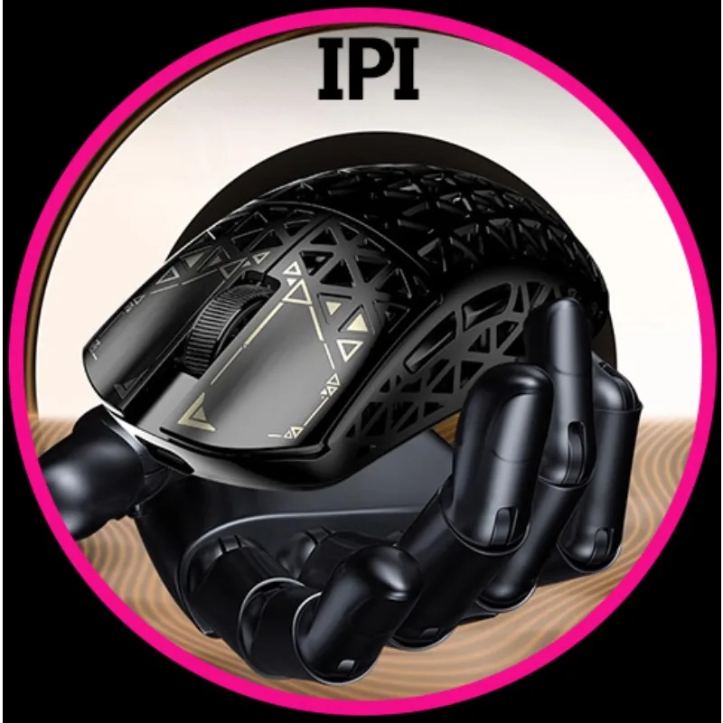 IPI Piao Float Wireless 8k Mouse 3 Mode Bluetooth Dual 8k Carbon Hell Out Gaming Esports Lightweight Mouse Custom Made Mice Gift