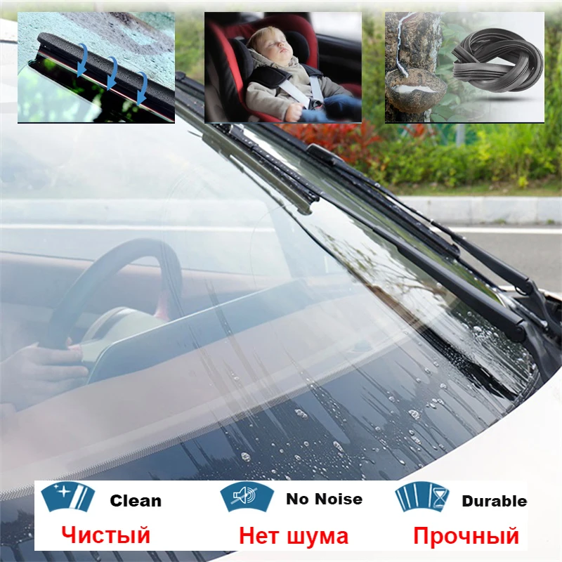 TONLINKER Wiper Blades For Livan X3 Pro 2023 SUV 1.5CVT Car Accessories Front Rear Windscreen Wiper Blade Brushes Cutter Goods