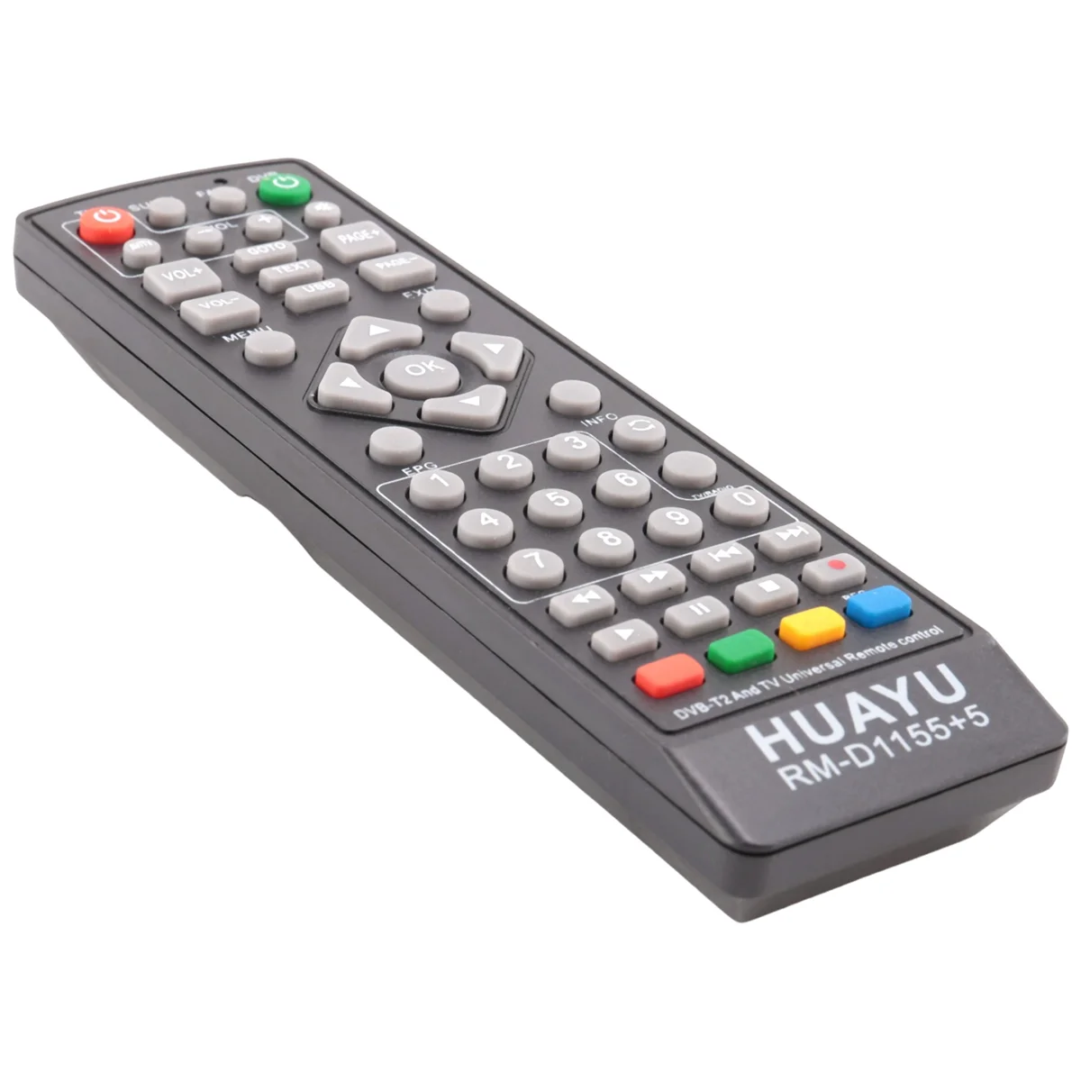 HUAYU Universal Tv Remote Control Controller Dvb-T2 Remote Rm-D1155 Sat ricevitore Tv satellitare