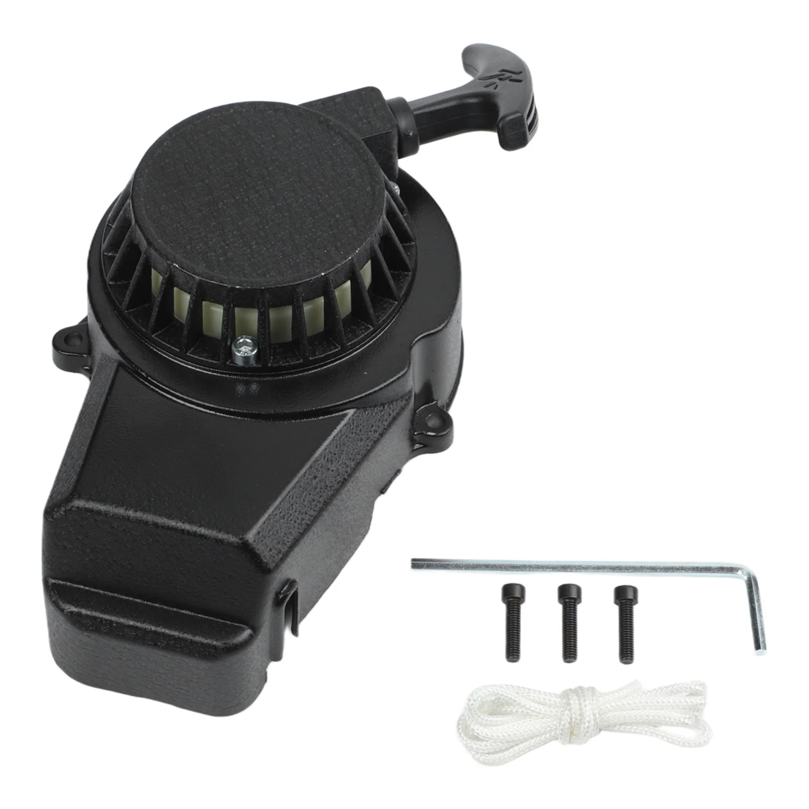 Recoil Starter Unit for 47cc 49cc For 50cc Engines Compatible with Select Chinese ATVs and Motorized Go Kart Models