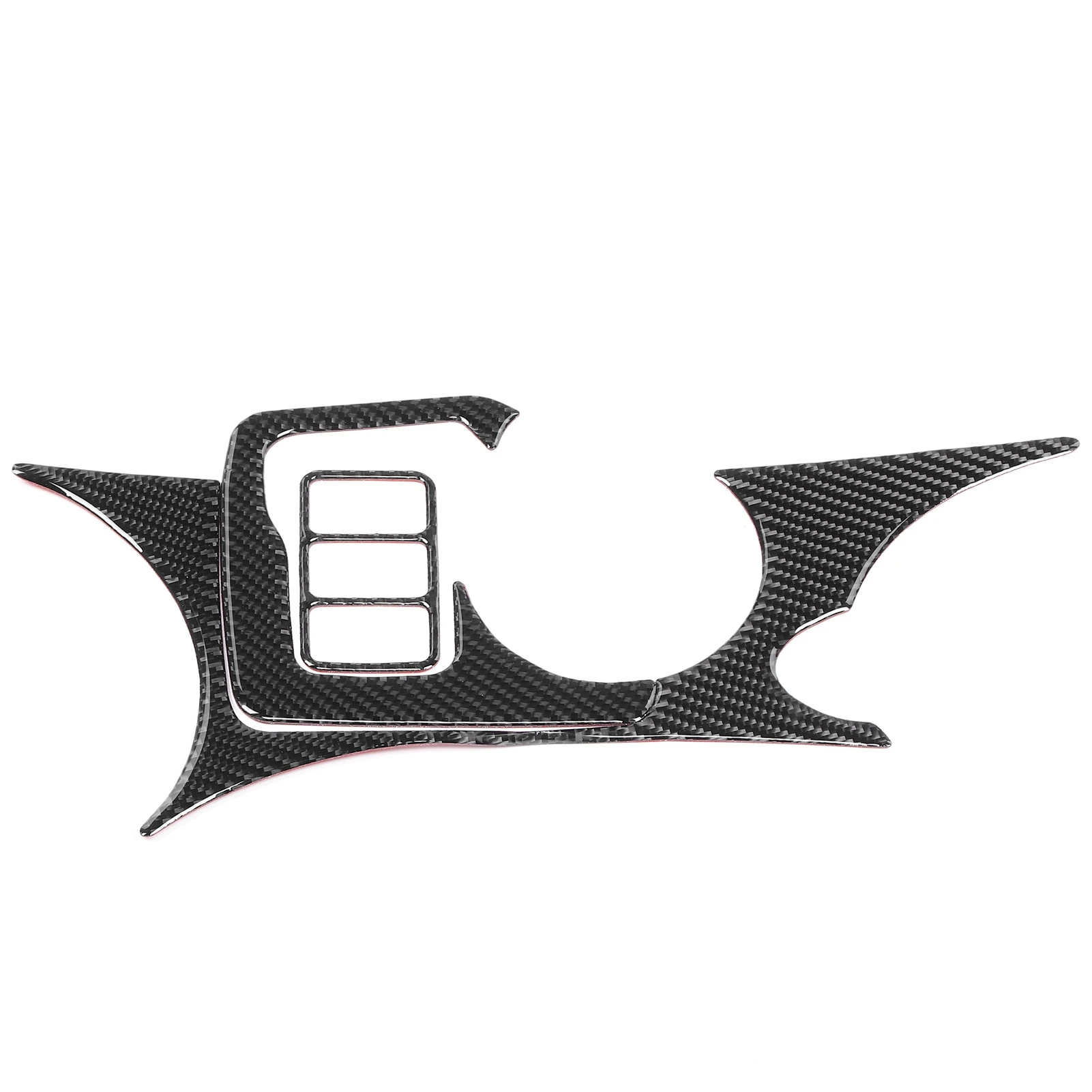 カーボンファイバーカーセンターコンソールウォーターカップホルダー装飾カバートリムステッカーアクセサリー日産 370Z Z34 2009-2020