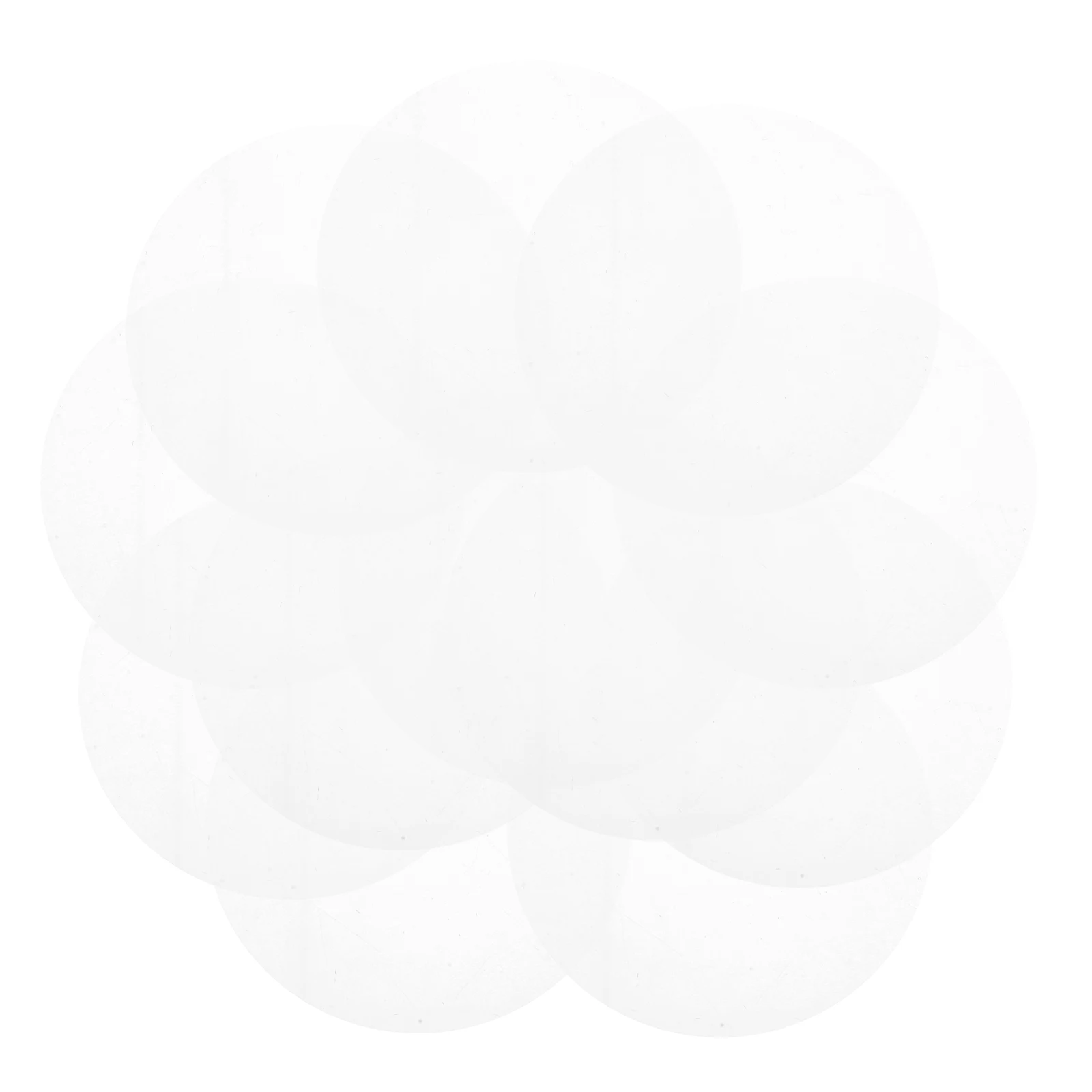 

100pcs Badge Film Round Clear Diy Maker Supplies Transparent Plastic Protective Films for Button Craft Stickers