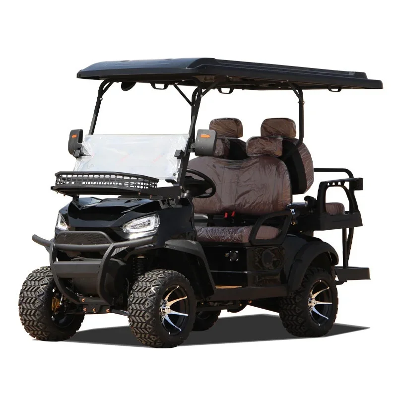 New 4-Seater Off-Road Electric ATV 2 Stroke Engine 48V Battery Steel Tourism Patrol Vehicle EEC Certified Export-Ready