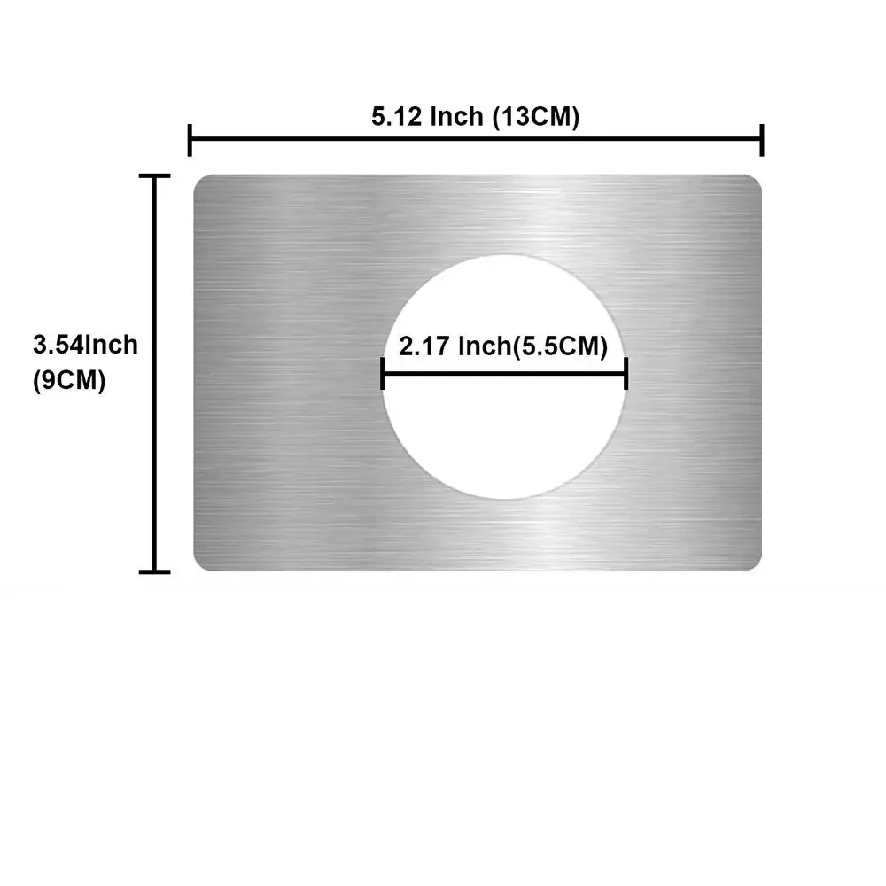 1/2/4/8pcs Braces Door Plate Reinforcement Cover Deadbolt Hole Handle Knob Fixing Ball Lock Mounting Plate Stainless Steel