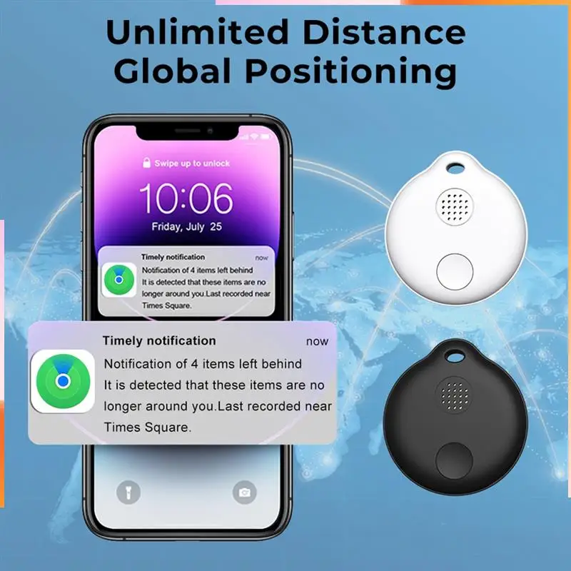 A92Z Smart Anti-Verloren Tracker Für Ios Smart Tracker Alarm Mini Tag Schlüssel Kind Finder Pet Tracker Standort Bluetooth tracker