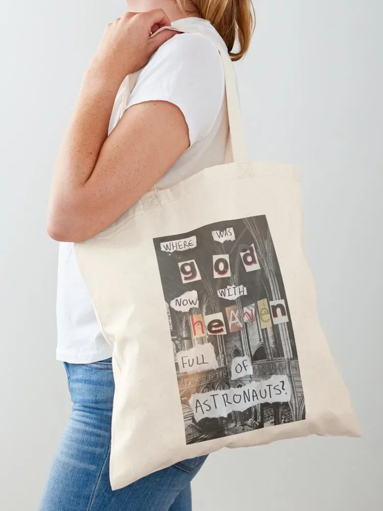 

jeanette winterson oranges are not the only fruit slogan quote collage Tote Bag Reusable bags hand bag
