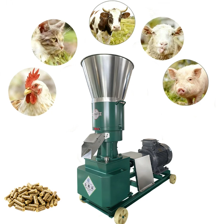 

Chicken Manure and Cow Manure Feed Granulation Machinesheep Cattle and Horse Manure Organic Fertilizer Flat Mold Pellet Machine