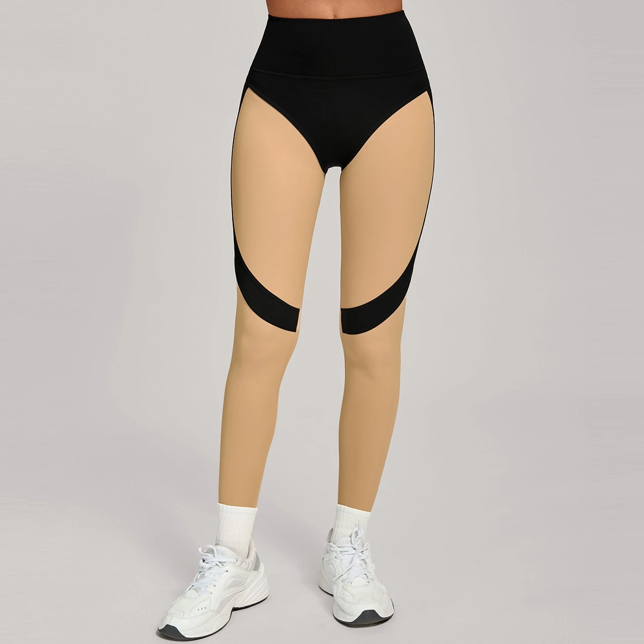 Leggings Deportivos para Gimnasio, Pantalones de Yoga para Mujer, Ropa Deportiva Nueva 2026, Leggins Mujer, Legging Deportivo Femenino, Color Caqui, Rojo y Blanco