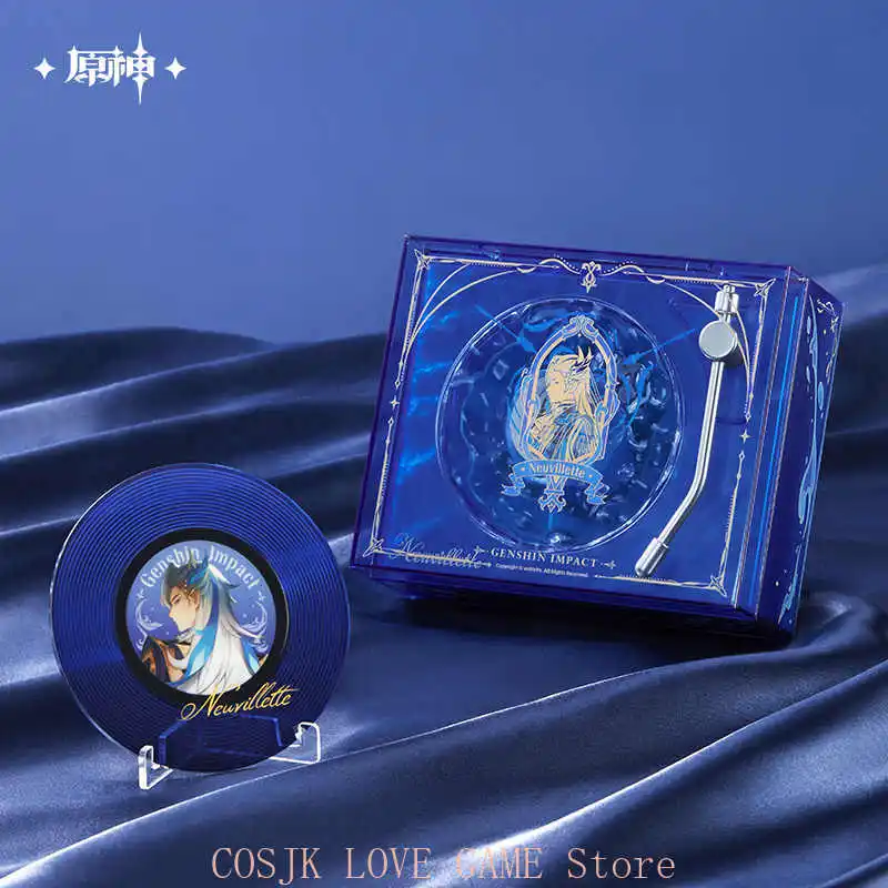 اللعبة الرسمية Genshin Impact Neuvillette الأصلي سمّاعات بلوتوث تأثيري حلي أنيمي زخرفة هدية عيد ميلاد