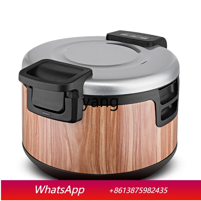 LH   commercial thermal insulation bucket temperature adjustment rice thermal insulation pot stall plug-in heating