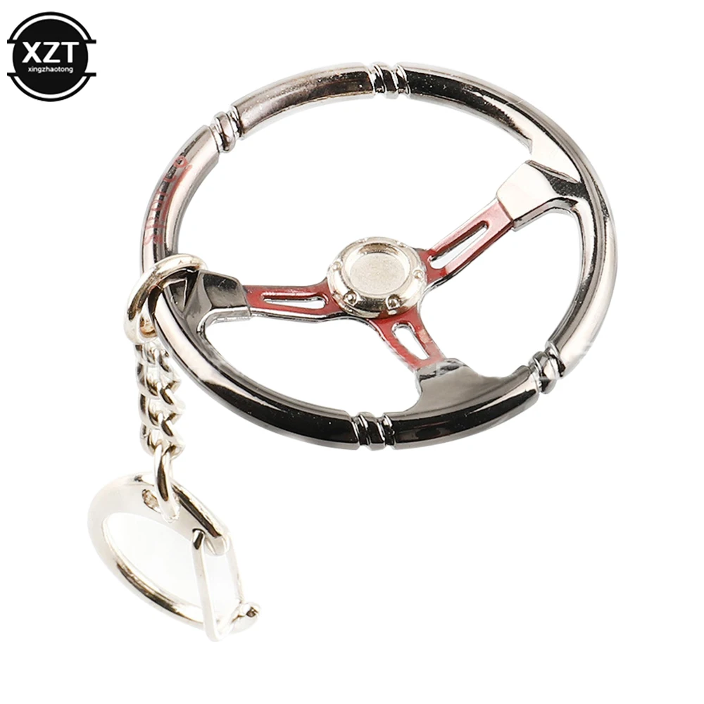 Popular Jewelry Fashion Keychain keyRing Bearing Style Auto Car Wheel Wholesale Steering Part