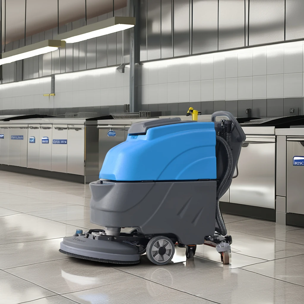 SJB510 Factory Supply Ride on Floor Driving Cleaning Equipment Scrubber Machine Sweeper Cleaner
