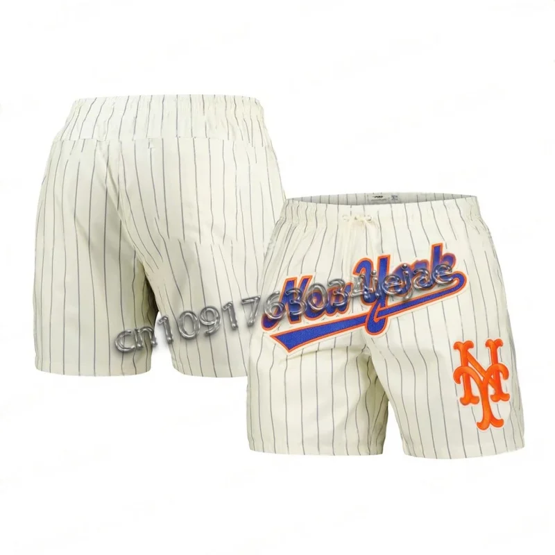 

MOTO Vintage Classics New York Baseball Shorts Casual Layer Quick Drying Beach Pants Surfing Loose Summer