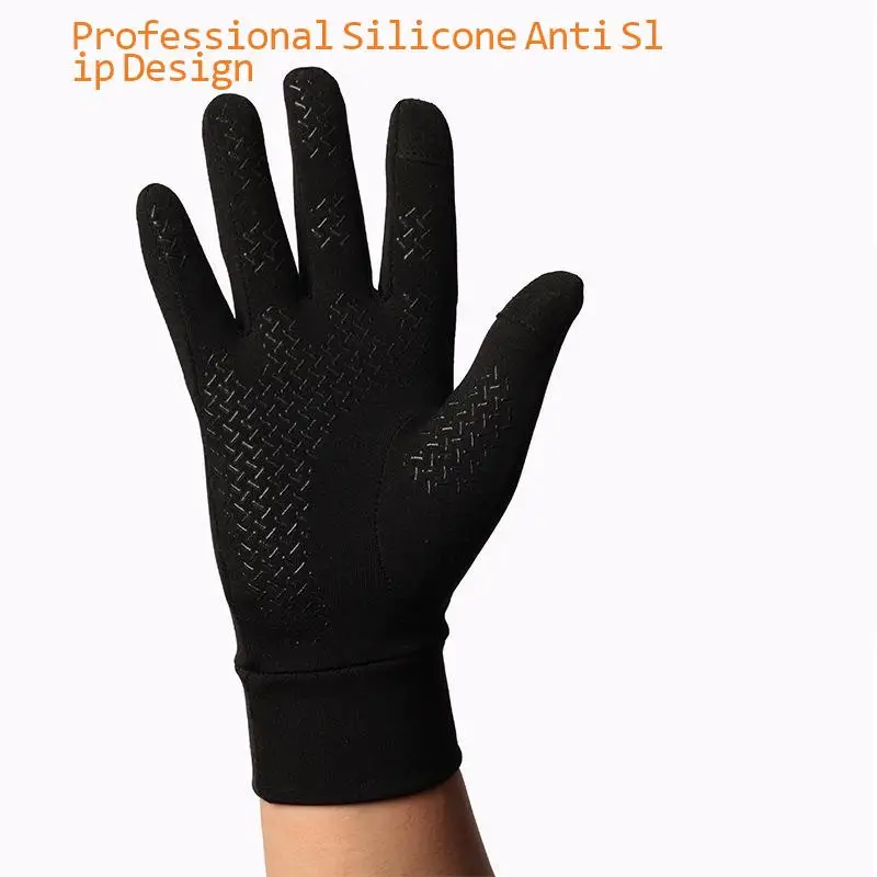 Outdoor Cycling Sports Gloves Windproof Anti Slip  All Finger Touch Screen Waterproof Warm  Gloves