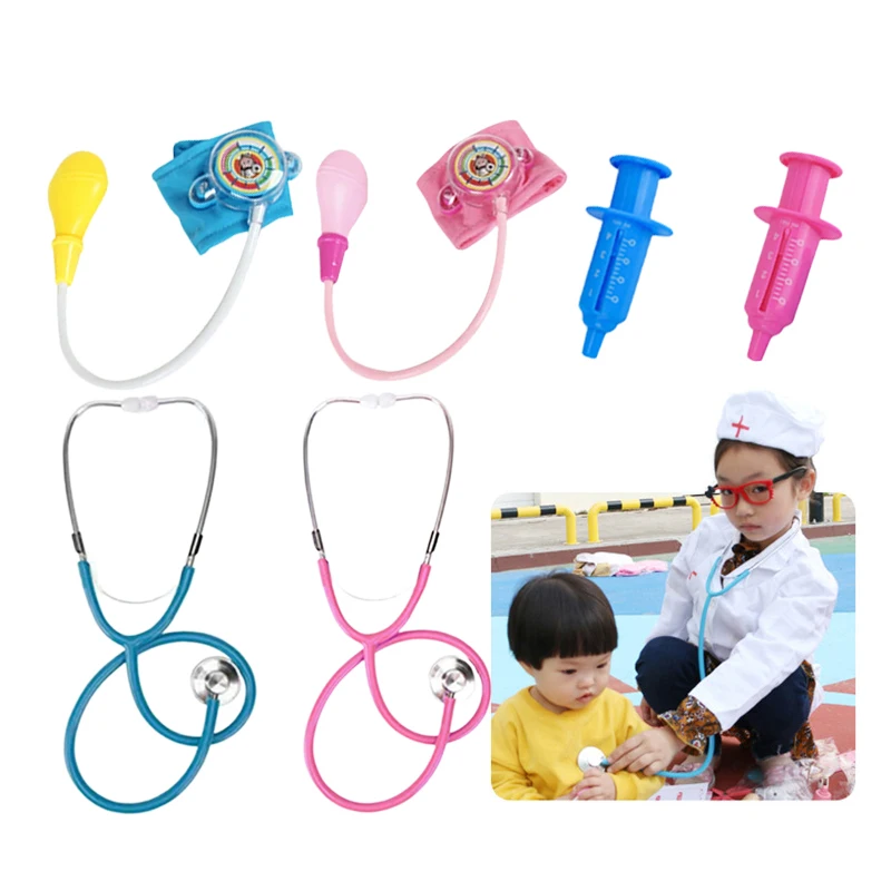 어린이 시뮬레이션 청진기 놀이 장난감 의사 장난감 어린이 게임 모조 가족 과학 의사 놀이 어린이 선물 TMZ ﻿ ﻿
