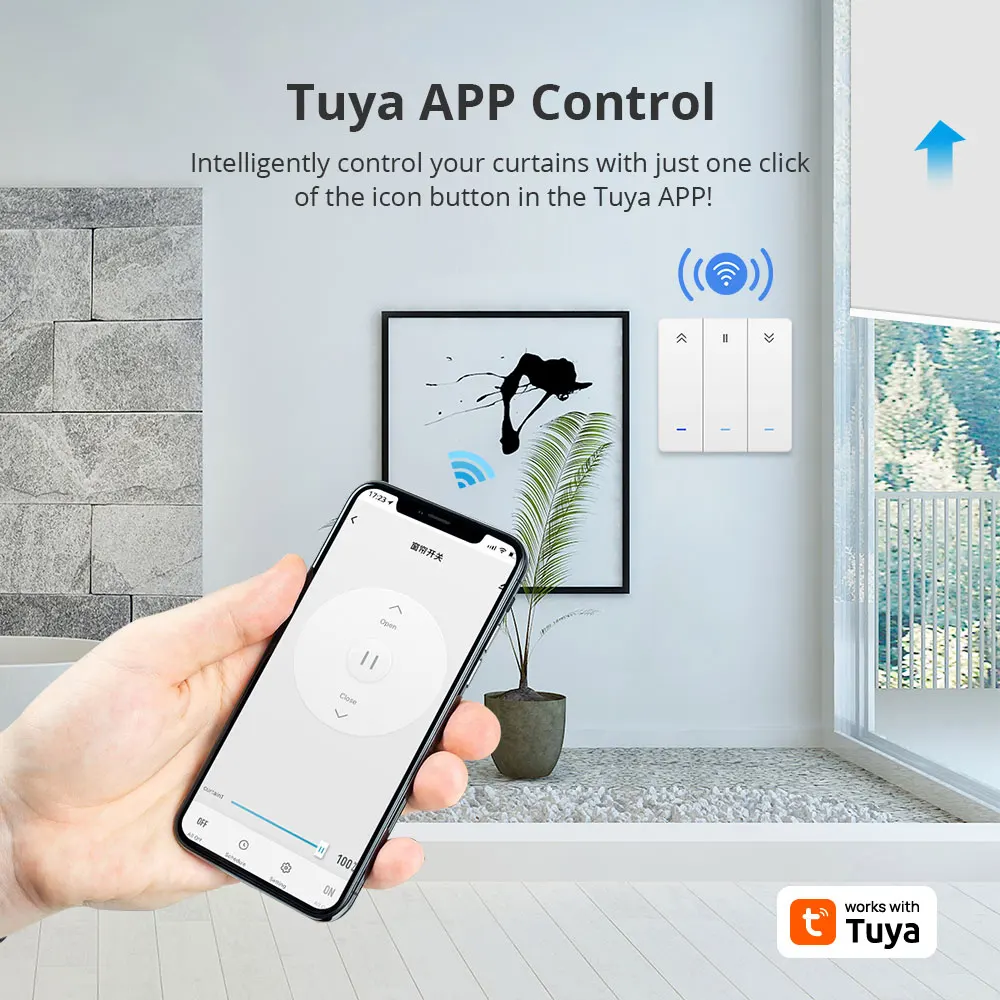 Zemismart Wi-Fi роликовый переключатель настенный кнопочный переключатель работает с Tuya Alexa Echo Google Home Smart Life таймер управление