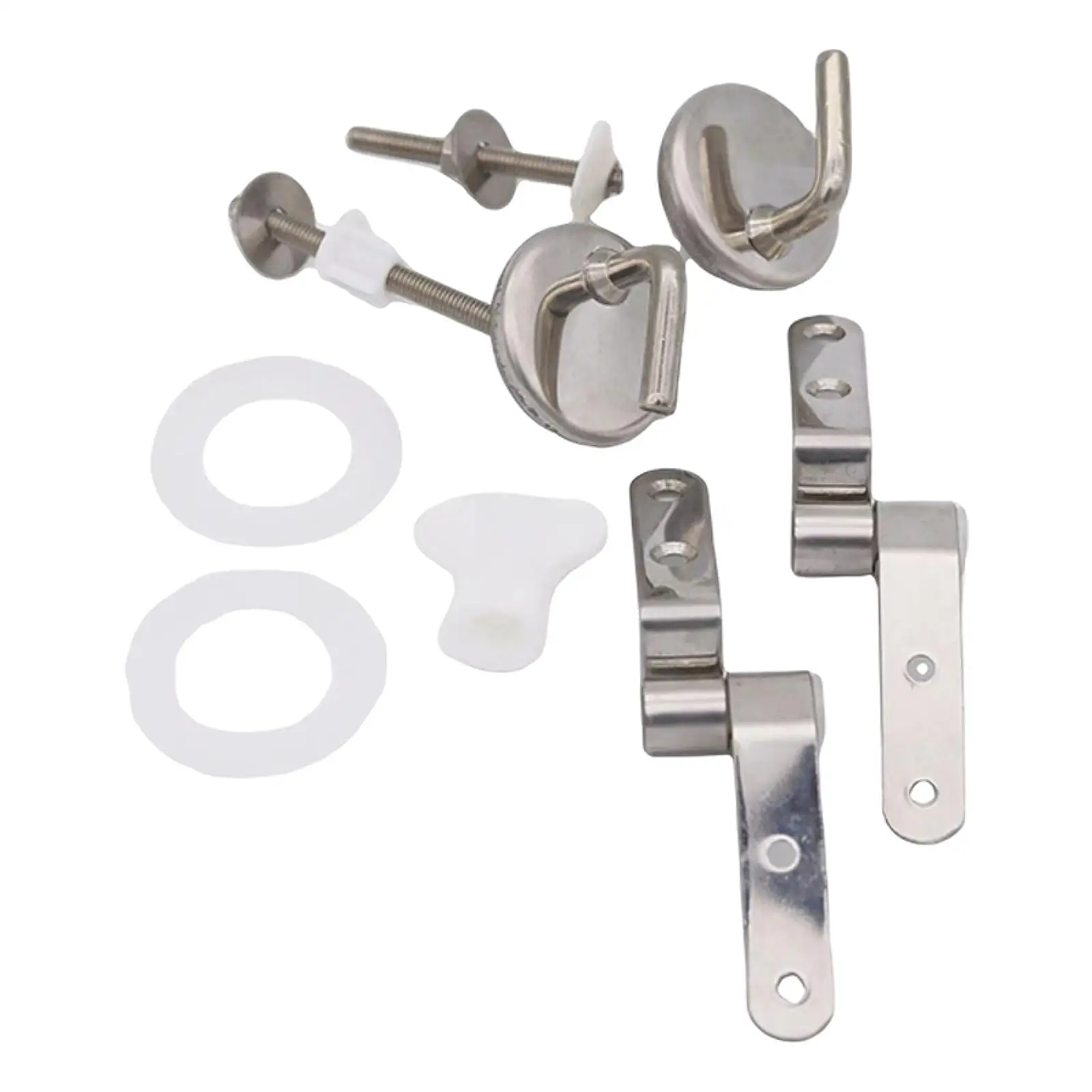 Toilet Lid Hinges Fixtures Set Toilet Seat Lid Hinge for Hotels Bathrooms