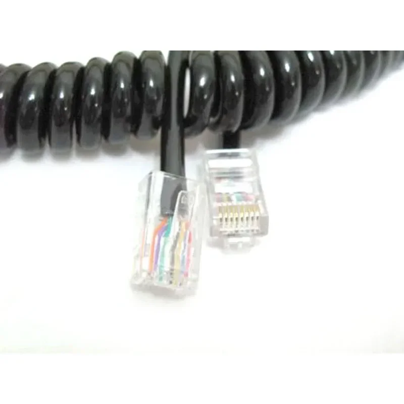 8Pin RJ45 to RI45 ICOM Replacement Speaker Mic Cable For ICOM HM-98 HM98 HM-133 HM-133V HM-133S IC-2200H 2800H V8000 DTMF Radio