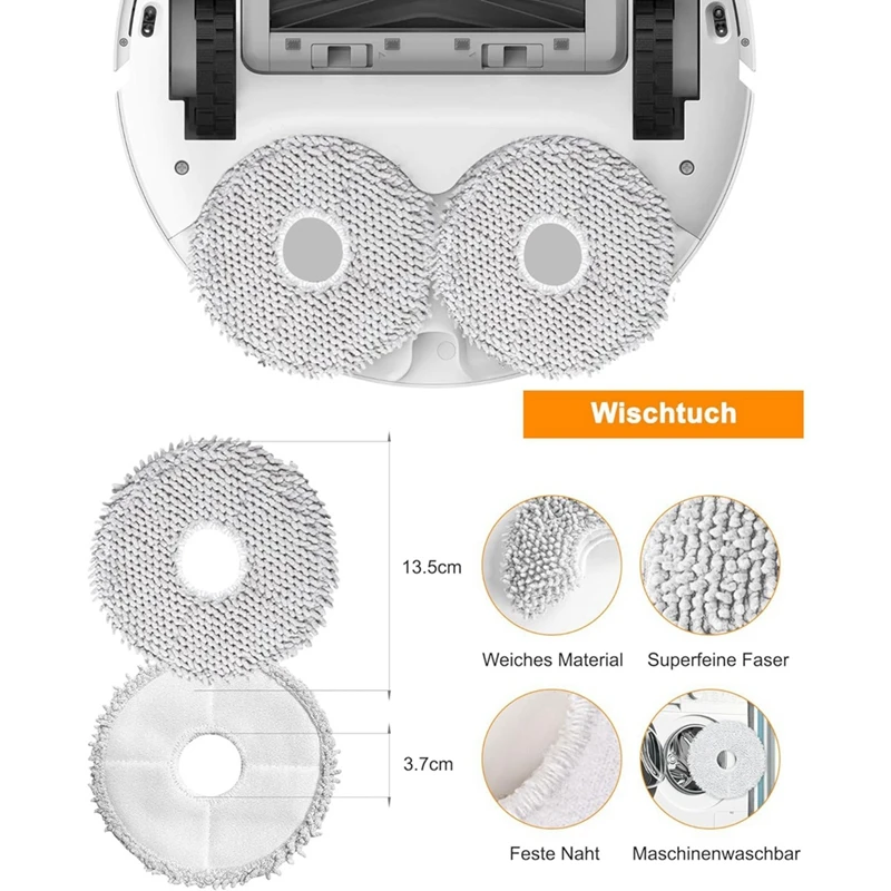 ロボット掃除機アクセサリー,メインブラシ,HEPAフィルター,モップパッド,ダストバッグ,l10s ultra,l10 ultra