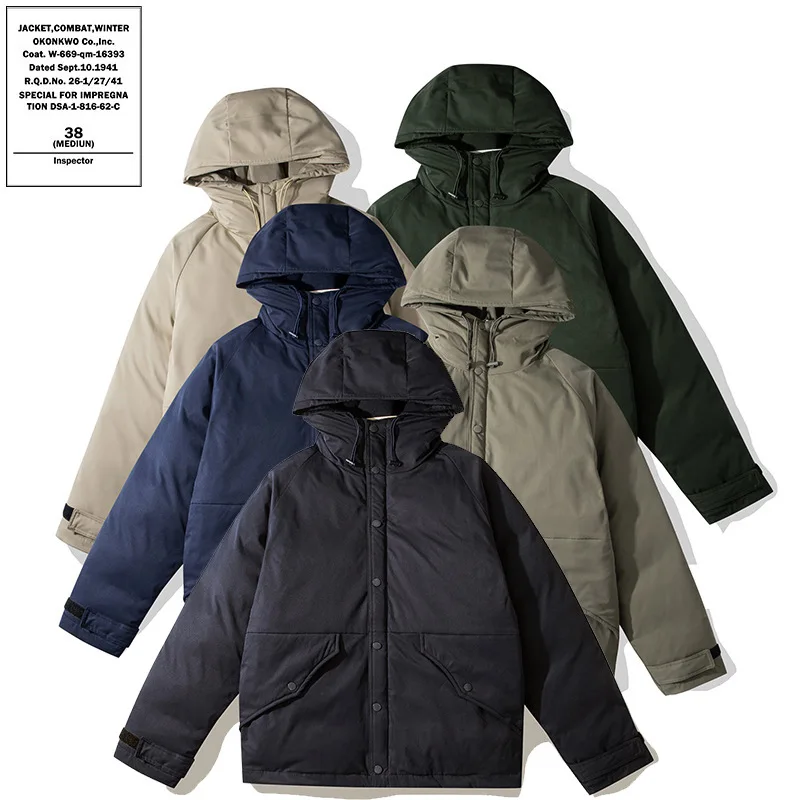 OKONKWO ECWCS PARKA mountain outdoor hooded down jacket parka cold and snow duck down jacket