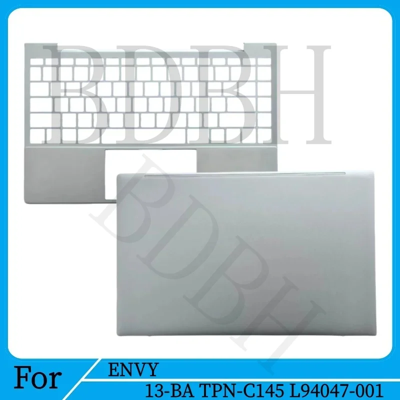 Replace Cover For Envy 13-BA 13T-BA TPN-C145 LCD Back Cover A Shell /Palmrest Upper Top Bottom Case C Shell Silver L94047-001