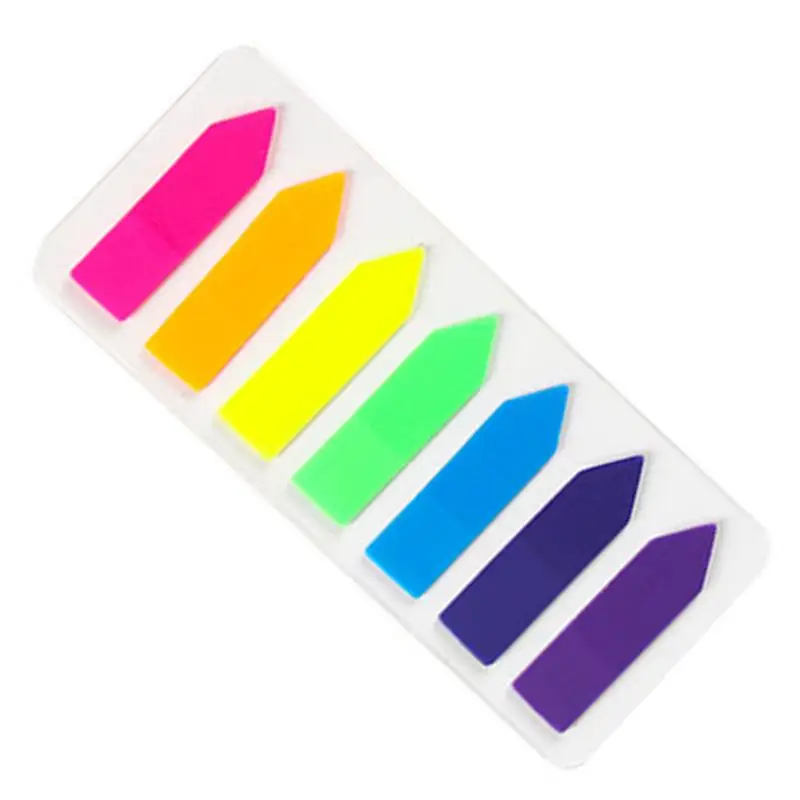 Sticky Index Labels Fluorescent Sticky Note For Page Marker Waterproof Writable Sticky Notes For Page Marking And Classify File