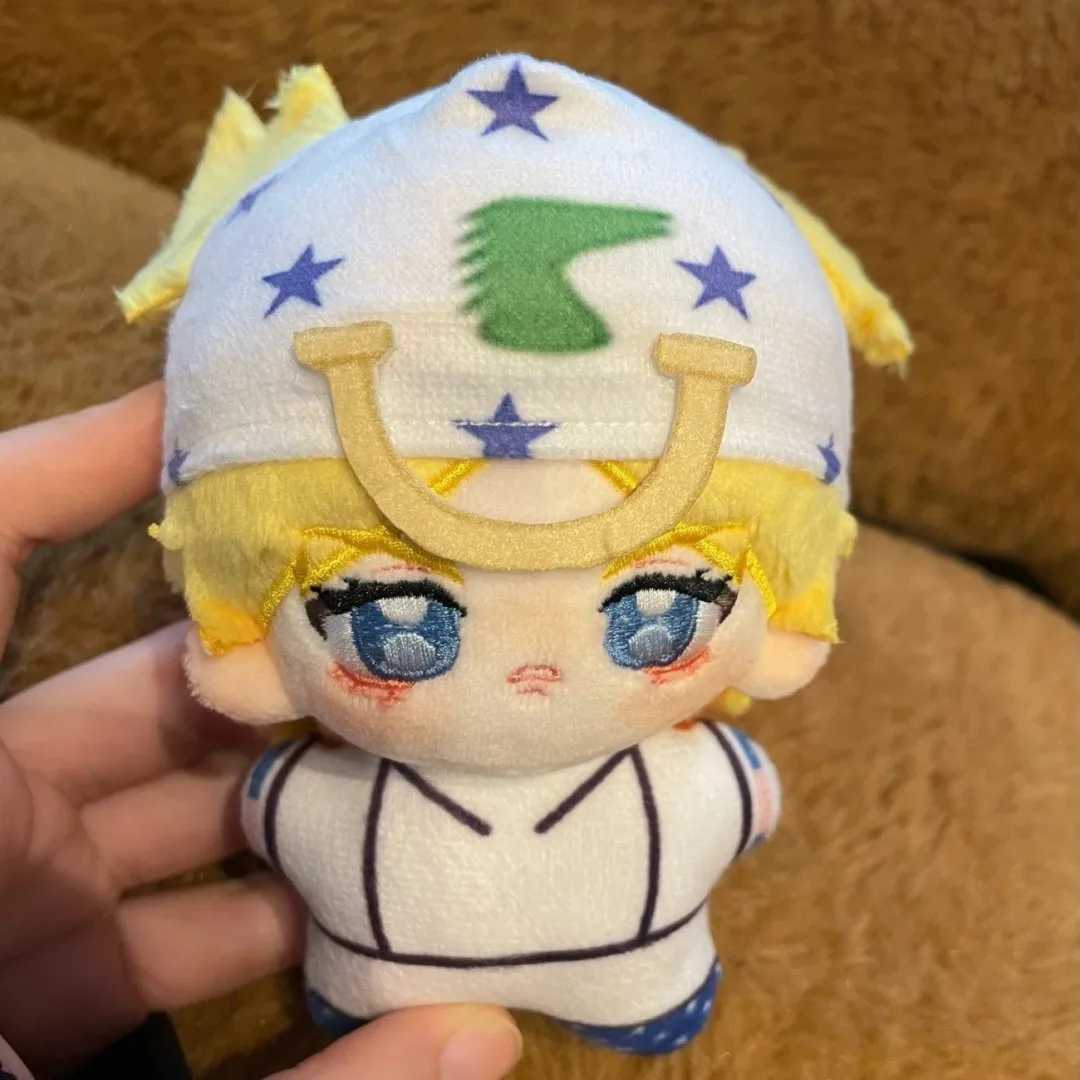 

10cm Jonathan Joestar Plush Doll Soft JoJo's Bizarre Adventure Plushies Printed Fans Gifts Cute Stuffed Pendant Doll Collect