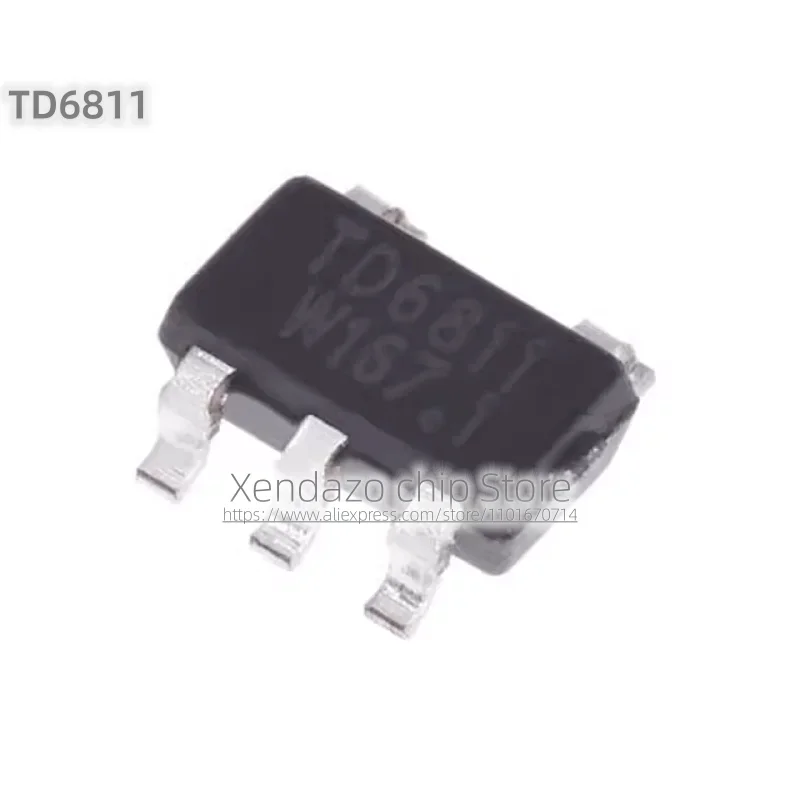 10pcs/lot TD6811TR TD6811 S0T23-5 package Original genuine Voltage regulator chip