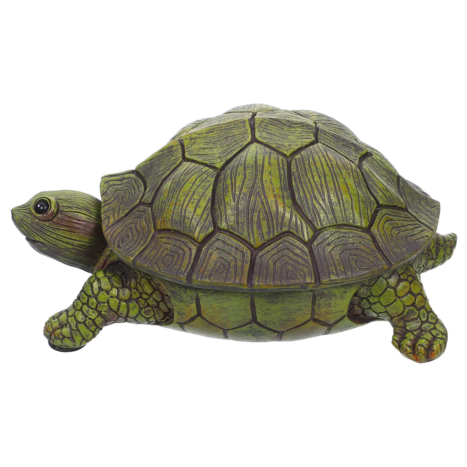 

Turtle Key Hider Realistic Outdoor Garden Decoration Fake Rock Statue Hidden Storage Box for Spare Keys Jewelry Coins