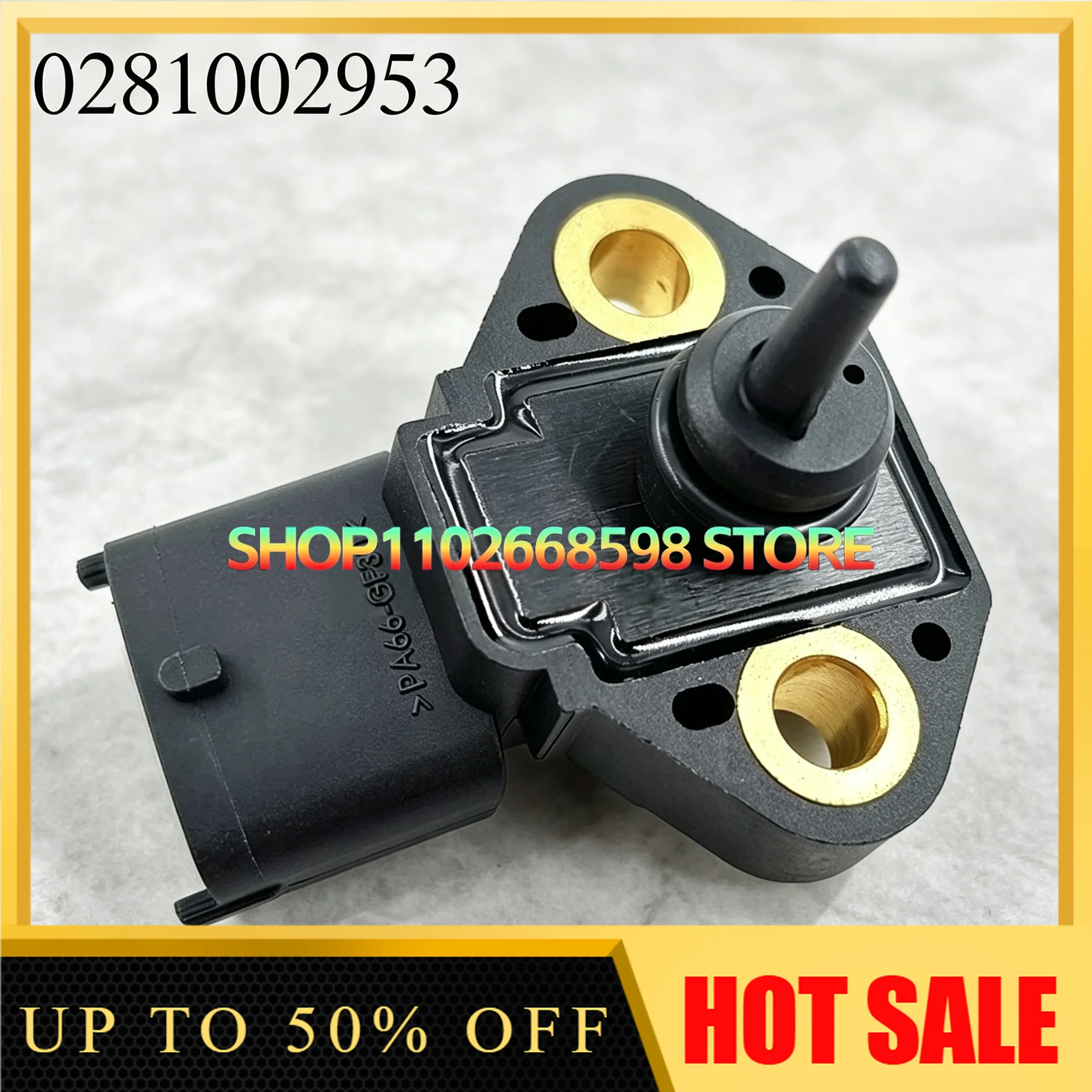 Oil Pressure and Temperature Excavator DX225-9/9C  Sensor Compatible with 0281002953 Part Number