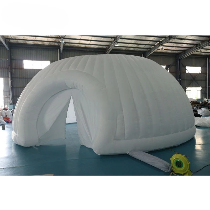 Roofless Igloo Dome 8x3.2mh Inflatable  Tent Inflatable Igloo Panorama Tent For Events Party Wedding Show Decoration