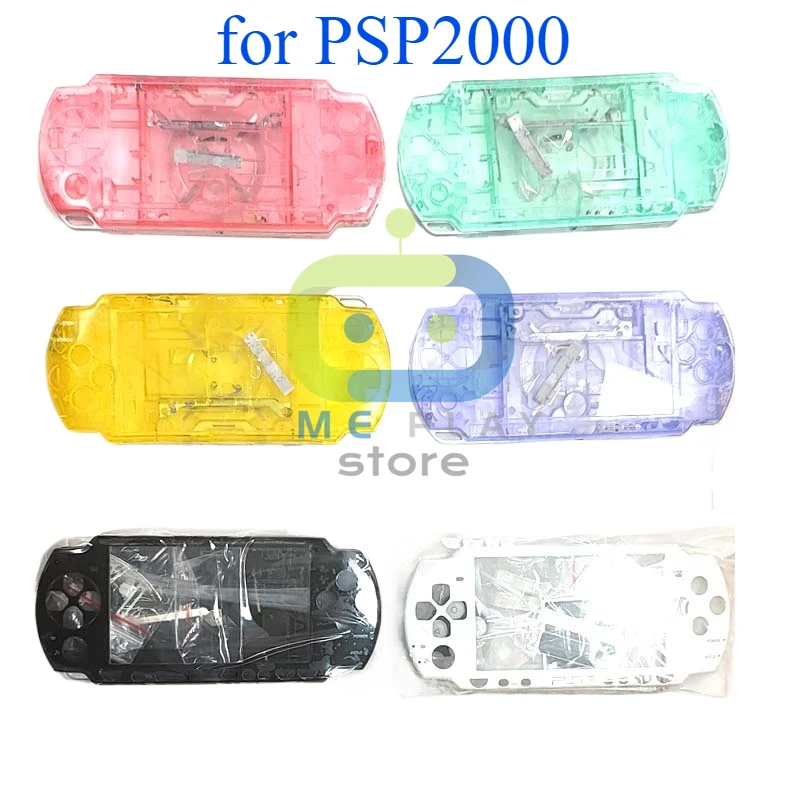 7 Colors for PSP 2000 PSP2000 High Quality Replacement Full Housing Case Complete Shell Button + Sticker + Screw