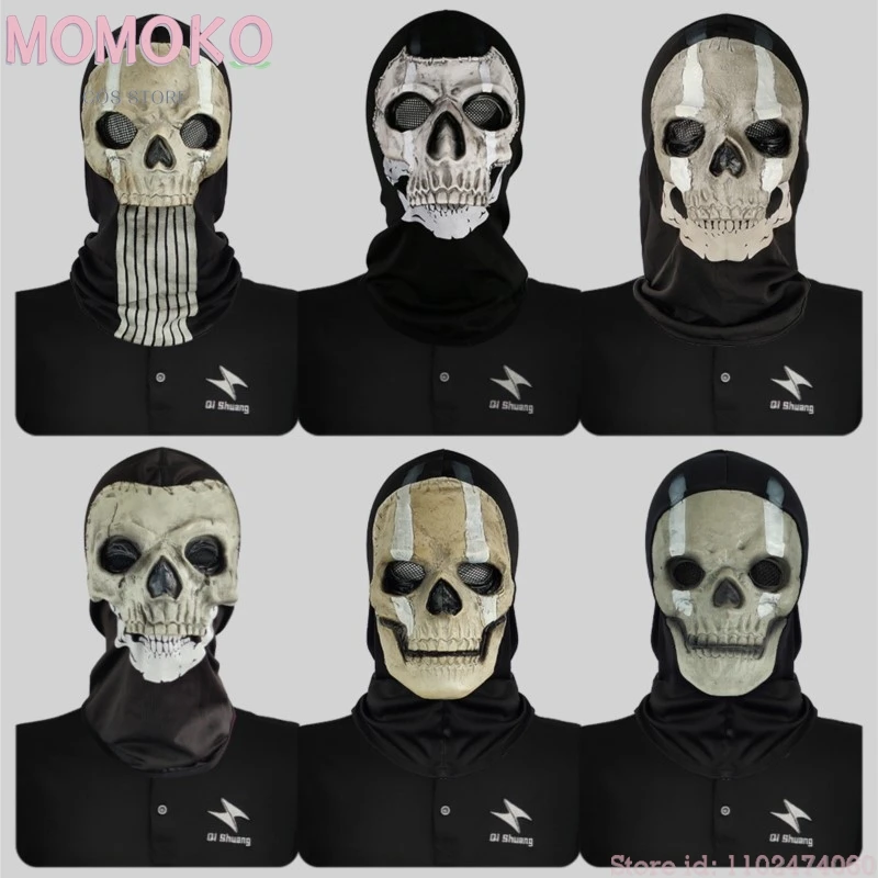 

Call of Duty Ghost Cosplay Mask Sexy Skeleton Head Mask Anonymous Decors Simon Riley Horror Scary Mask Halloween Party Dress up
