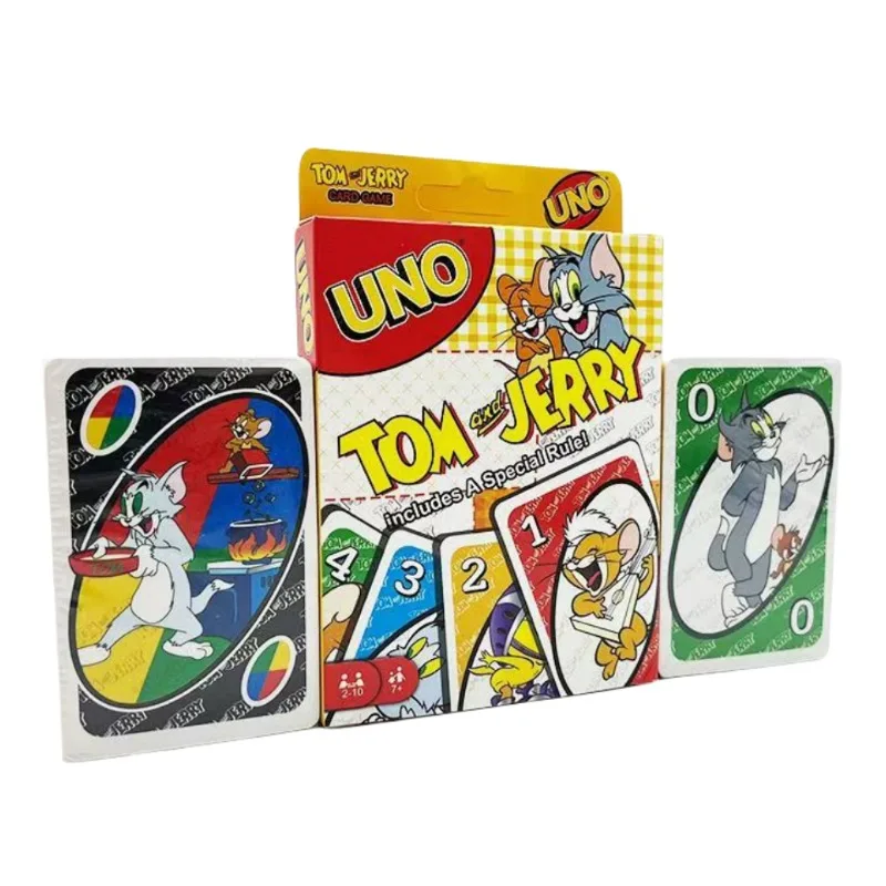 

Mattel UNO Tom and Jerry multi-person family gathering leisure entertainment poker board game parent-child educational toy gift