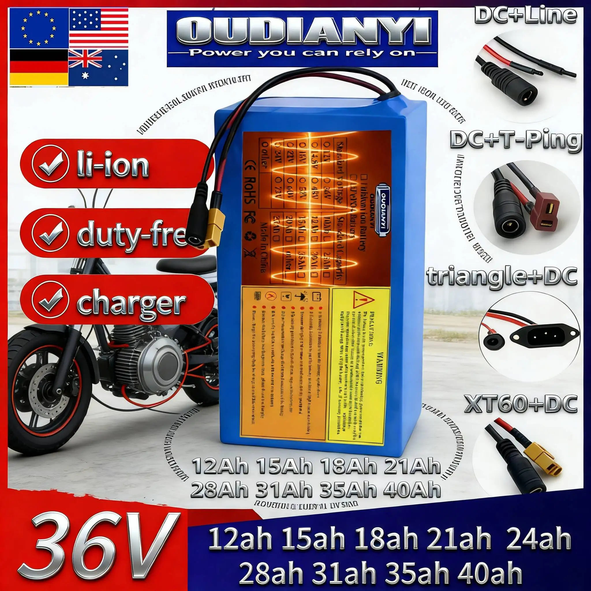 New 36V 12AH 15Ah 1…